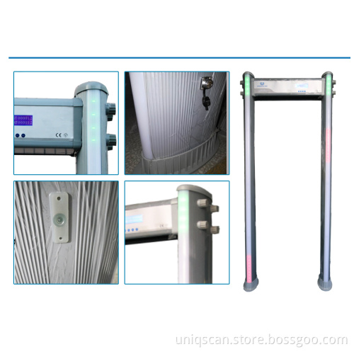 UM600 infrared arch walking metal detector